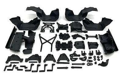 Axial SCX-10 Bronco PLASTIC PARTS Bumpers Sliders Mounts Braces AXI03014 • $43.97