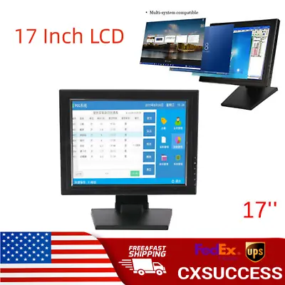 17 Inch LCD Touchscreen Monitor POS Cash Register System Touch Screen Display  • $123.50