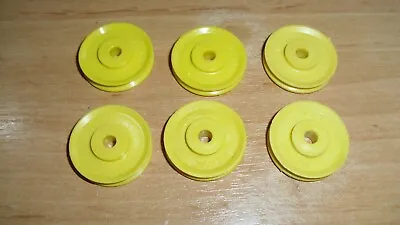 Meccano Six Pulleys Without Boss 1  Part 22ap Used • £2