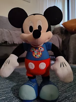 Mickey Mouse Just Play Hot Diggity Dog Singing Dancing Interactive Plush Disney • £15.42