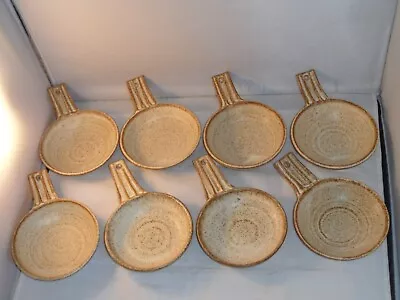 £24.99 • Buy 8 X Grayshott Studio Pottery Stoneware Small Handled Serving? Dishes/Bowls 17cms