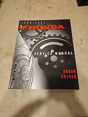 OEM Honda Factory Service Shop Repair Manual 1998-2003 XR80R XR100R 61KN453  • $69.99