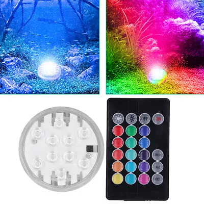 IP68 LED Lights Waterproof Underwater Swimming Pool Pond Hot Tub Submersible • £4.89