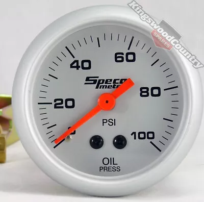 Speco 2 Inch Mechanical Oil Pressure Gauge 100psi NEW Instrument  • $39.90