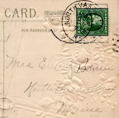 North Vassalboro Maine Postmark Postcard C.1910 Cover OY • $9.99