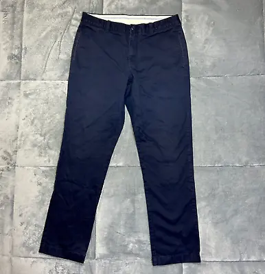 J Crew Essential Chino Blue Urban Slim Pants Mens Size 33x32 • $15