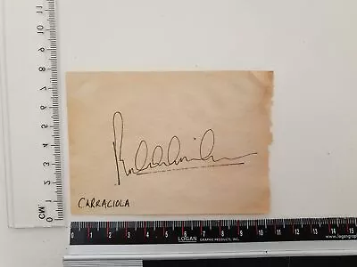 F1 Rudolf Caracciola Signed White Card • £240