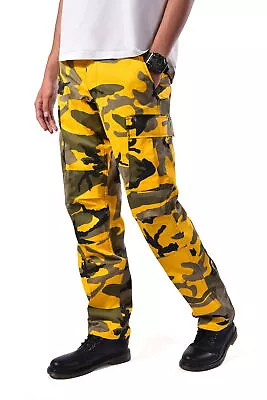 BACKBONE Mens Military Tactical BDU Camouflage Pants Casual Cargo Pants Trousers • $38.99