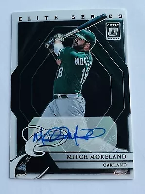 2022 Donruss Optic Baseball Mitch Moreland Elite Series Signature Auto #ESS-MM • $3