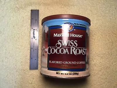 Maxwell House Unopened Tin Can Swiss Cocoa Roast Coffee • $17.50