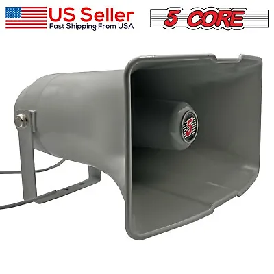 5Core 13  Inch PA Power Horn Speaker 350W Outdoor Rectangular Waterproof 300mm • $37.99