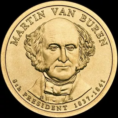 2008 P Martin Van Buren Presidential Dollar Brilliant Uncirculated US Coin!! • $3.98