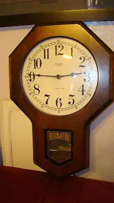 Vintage Verichron Quartz Regulator Westminster Chime Wood Wall Clock • $99.95