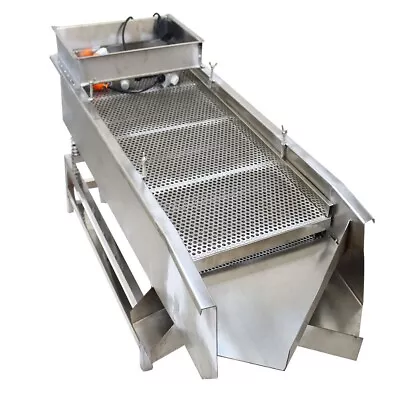 Electric Double Layers Linear Vibrating Screen Sifter Shaker 110V 8MM 6MM Sieve • $1149