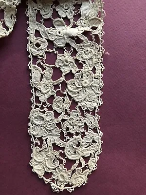 17th C. Gros Point Needle Lace Study Piece  COLLECTOR • $25