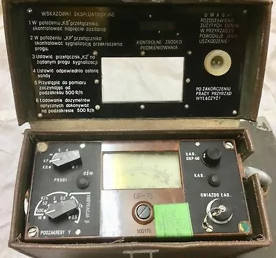 Fully Working Dp-75 Geiger Counter  Dosimeter Betagama Radiation Detector • £250