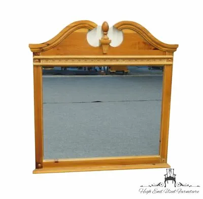 STANLEY FURNITURE Solid Knotty Pine Rustic Country Style 47  Pediment Dresser... • $149.59
