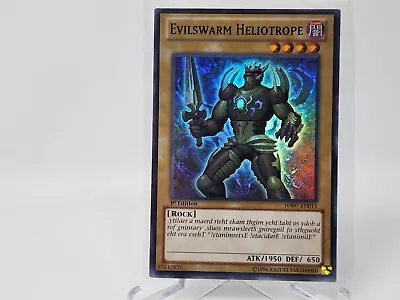 YuGiOh Evilswarm Heliotrope HA07-EN011 1st Edition Super Rare NM • $2.99