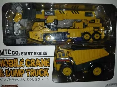 MAKETOYS MTC CO GIANT SERIES MOBILE CRANE & DUMP TRUCK Transformer G2 Devastator • $149