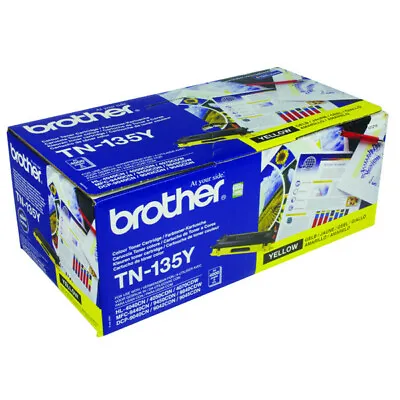 £50 • Buy Genuine Original Brother TN-135Y Yellow Toner High Capacity (4000pp) BNIB