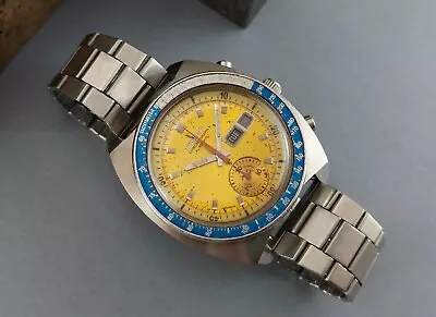 Vintage SEIKO 6139-6002 Pogue Chronograph Automatic Watch. Ca 1975. Sold As Is • $200.50