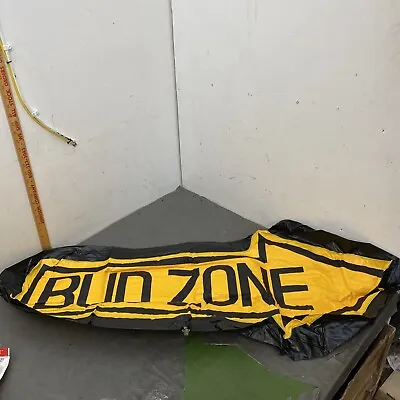NOS Bud Zone Arrow Inflatable 36  Beer Man Cave Yellow Budweiser Anheuser Busch • $24.99