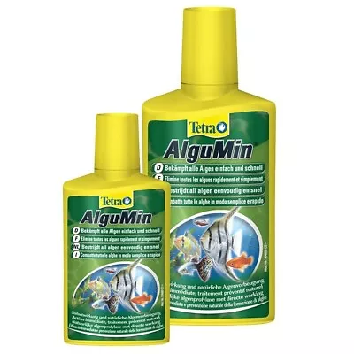 £7.65 • Buy Tetra AlguMin Aquarium Algae Treatment 100ml 250ml Prevents New Fish Tank Growth