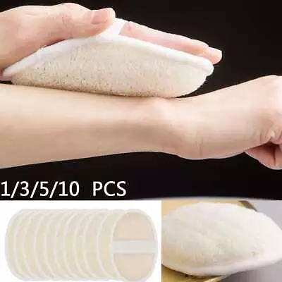 Loofah Pad Sponge Body Scrubber Exfoliating Bath Shower Spa Natural Luffa Brush • $9.09