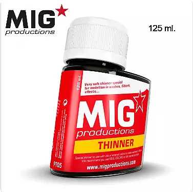 MIG Productions: THINNER For WASHES (125 Ml) • $8.39