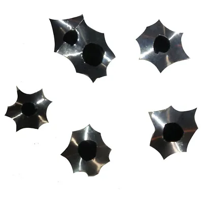 $4.03 • Buy Hole Decal - 5 Pack 1 Inch Bullet Hole Sticker Pack