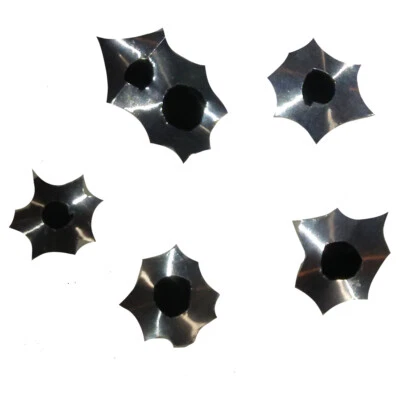 $3.71 • Buy Hole Decal - 5 Pack 1 Inch Bullet Hole Sticker Pack