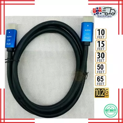 HDMI CABLE ULTRA 2.0a 4K 2160P  10FT 15FT 30FT 50FT 65FT LOT • $29.98