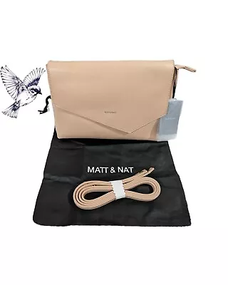 RARE ⭐ MATT & NAT Riya Vegan Pastel Nude Clutch Vintage Collection Bag Handbag   • £36.99