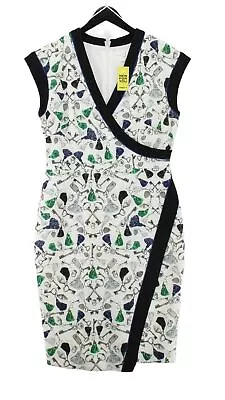 Damsel In A Dress Women's Midi Dress UK 14 White Polyester • £12.60