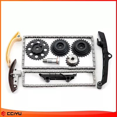 TIMING CHAIN KIT 7PCS For 99-03 VW JETTA GOLF EUROVAN VR6 2.8  AFP ENGINES • $79.51