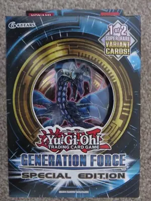 YuGiOh! Generation Force Special Edition Box - Sealed/NEW - 3 X Booster Packs ++ • £32.50