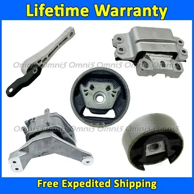 K3797 Motor & Transmission Mount Set 5pc For 2012-2014 Volkswagen Passat 2.5L • $138.30