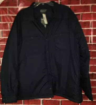 J.crew Nordic Men's Large Navy Blue Jacket W/ Primaloft Insulation Nwt!!  • $74.99