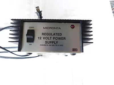 Micronta Regulated 12 Volt 2.5 Amp Power Supply No. 22-120 • $9