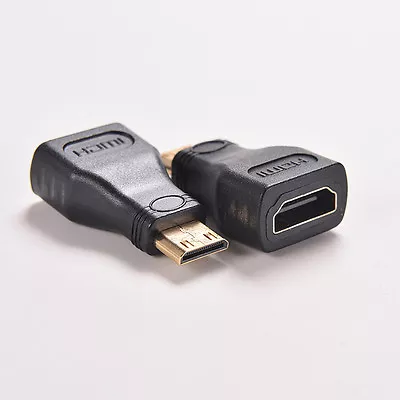 For HDTV MiNi Hdmi  Type C Male To Hdmi  Type A Female Adapter Connector J.EW • $1.08