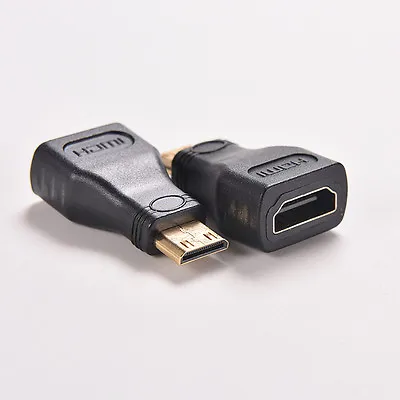 For HDTV MiNi Hdmi  Type C Male To Hdmi  Type A Female Adapter Connector J:MF • $2.86