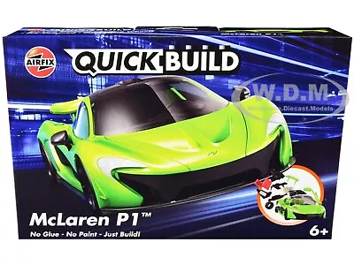 Mclaren P1 Green Snap Together Plastic Model Car Kit By Airfix Quickbuild J6021 • $16.99