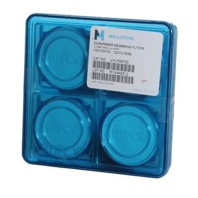 MILLIPORE DURAPORE Filter Membrane D = 25mm 0.1µm VVPP (Pack Of 100) VVLP02500 • $139.99