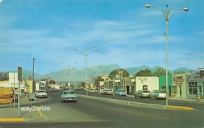 Postcard NM Las Cruces  City Of The Crosses  Main Street New Mexico1950s • $10.99