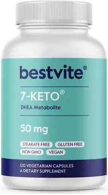 7-Keto 50 Mg DHEA (120 Vegetarian Capsules)-No Stearates • $28.99