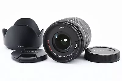 Panasonic LUMIX G VARIO 14-42mm F/3.5-5.6 ASPH. Lens W/hood [Exc+++] Japan #487 • $89.99