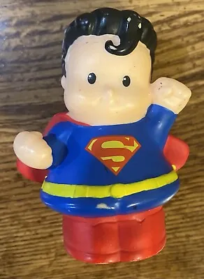 $3.99 • Buy Fisher Price Little People DC Super Hero Friends Superman Plastic Toy 2011 2.75 