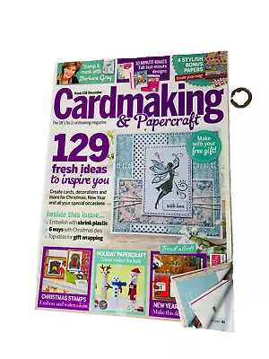 Magazine Card Making & Papercraft Craft Mag Issue 138 December Nfb • £7.89