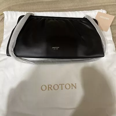 OROTON - New With Tags - Celia Long Clutch - Black Leather  • $209