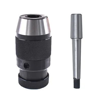 B16 Keyless Drill Chuck Self Tighten Chuck With Morse Taper MT1 Flat Tail 1-13mm • $29.99